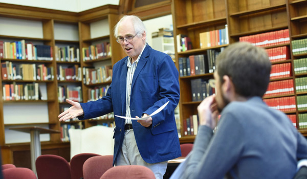 A Catholic ҽ professor teaching a course on Classical Civilization.